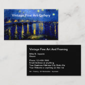  kunstgalerie van FIne Visitekaartje (Voorkant / Achterkant)