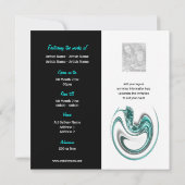 Kunstgalerij tentoonstelling juwelen kaart (Achterkant)