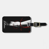 Kunstgeballet Dancer Ballerina Gepersonaliseerd Bagagelabel (Voorkant horizontaal)