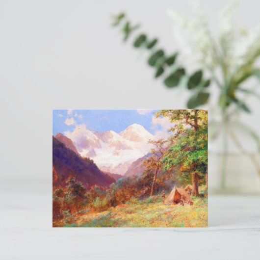 Kunstgebergte in het landschap door Edward Theodor Briefkaart (Staand voorkant)