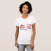 Kunstgebit Dames T-Shirt (Voorkant volledig)