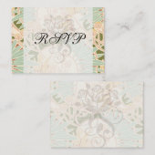 kunstgebladerte bloemen informatiekaartje (Voorkant / Achterkant)