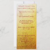 kunstgeblekt glas deco voor het kerstfeest kaart (Achterkant)