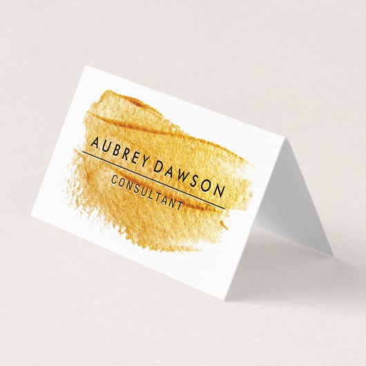 Kunstgeborsteld Visitekaartje (Voorkant)