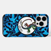 Kunstgekko iPhone hoesje (Achterkant horizontaal)