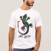 Kunstgekko  t-shirt (Voorkant)