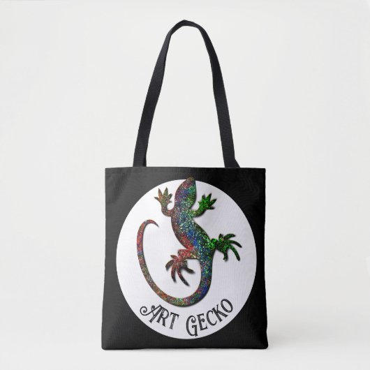 Kunstgekko  tote bag (Voorkant)