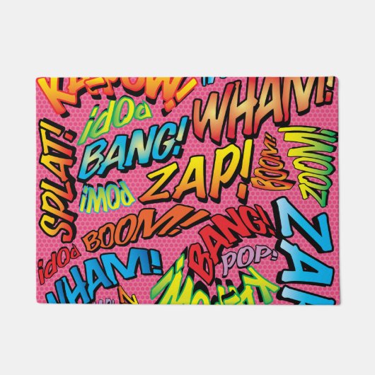 Kunstgeluiden uit stripboeken Pop Deurmat (Voorkant)