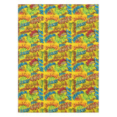 Kunstgeluiden uit stripboeken Pop Tafelkleed (Voorkant)