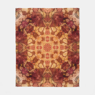 kunstgeometrische vormgeving patroon i fleece deken