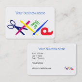 Kunstgereedschappen maken, voor ambacht, kunstenaa visitekaartje (Voorkant / Achterkant)