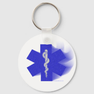 Kunstgeschenk voor de ster van het leven sleutelhanger