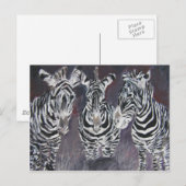 kunstgeschenken voor het schilderen van dierentuin briefkaart (Voorkant / Achterkant)