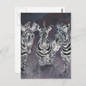 kunstgeschenken voor het schilderen van dierentuin briefkaart (Voorkant / Achterkant)