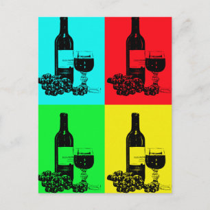 Kunstgeschenken voor pop briefkaart