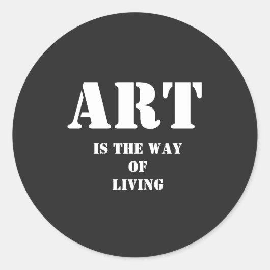 Kunstgift Kunst sticker Kunstenaar Gift Artiest Sc (Voorkant)