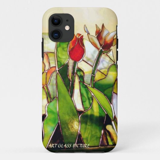 Kunstglas Tulip is daar heerlijk Case-Mate iPhone Case (Achterkant)