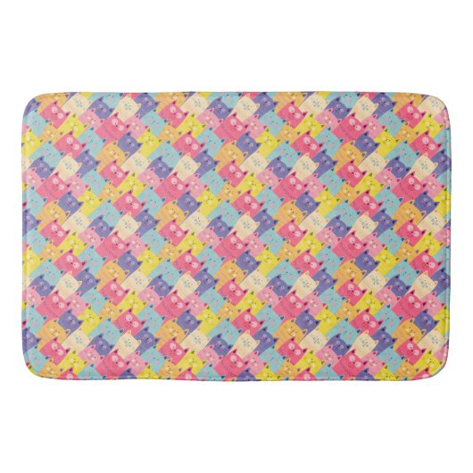 Kunstgordijnen voor pasta's - Poeder Room Cft Badmat (Voorkant)