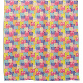 Kunstgordijnen voor pasta's - Poeder Room Cft Douchegordijn (Voorkant)