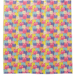 Kunstgordijnen voor pasta's - Poeder Room Cft Douchegordijn