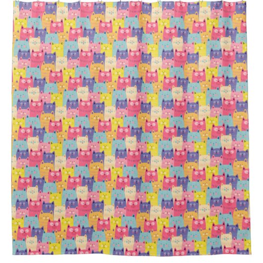 Kunstgordijnen voor pasta's - Poeder Room Cft Douchegordijn (Voorkant)