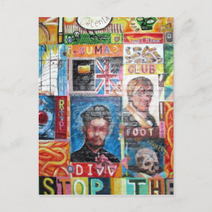 kunstgraffiti briefkaart