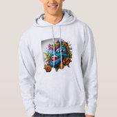 Kunstgraffiti Hoodie (Voorkant)