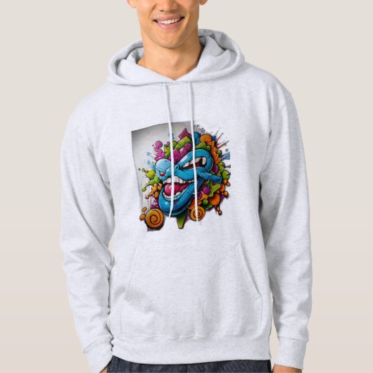 Kunstgraffiti Hoodie (Voorkant)