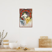  kunstgreep voor Salon des Cent door Mucha Poster (Keuken)