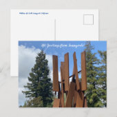Kunstgroeten van Sunnyvale! Briefkaart (Voorkant / Achterkant)