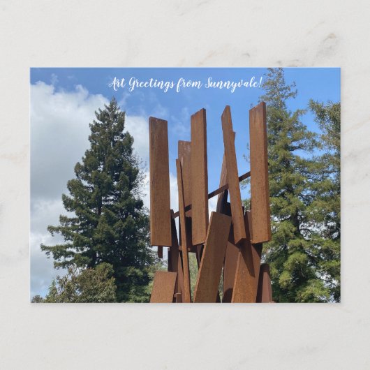 Kunstgroeten van Sunnyvale! Briefkaart (Voorkant)