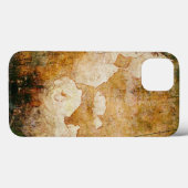 kunstgrunge florale achtergrond textuur Case-Mate iPhone case (Achterkant (horizontaal))