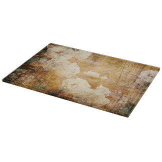 kunstgrunge florale achtergrond textuur snijplank