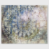 kunstgrunge  getextureerde achtergrond met tradit cadeaupapier (Vlak)