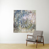 kunstgrunge  getextureerde achtergrond met tradit wandkleed (In situ)