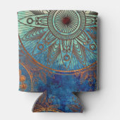 Kunstgrunge patroon blikjeskoeler (Achterkant)