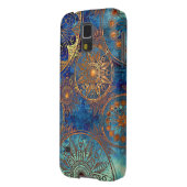 Kunstgrunge patroon Case-Mate samsung galaxy hoesje (Achterkant Links)