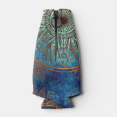 Kunstgrunge patroon flesjeskoeler (Achterkant)