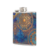 Kunstgrunge patroon heupfles (Links)