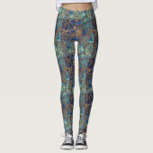 Kunstgrunge patroon leggings (Voorkant)
