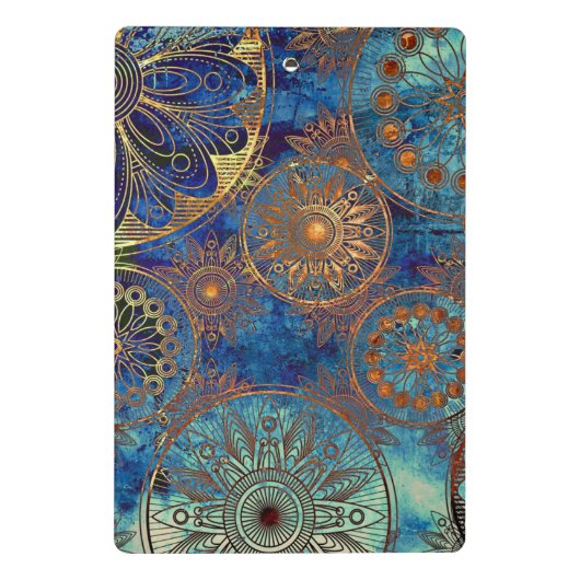 Kunstgrunge patroon mini klembord (Achterkant)