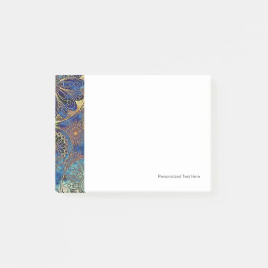 Kunstgrunge patroon post-it® notes (Voorkant)