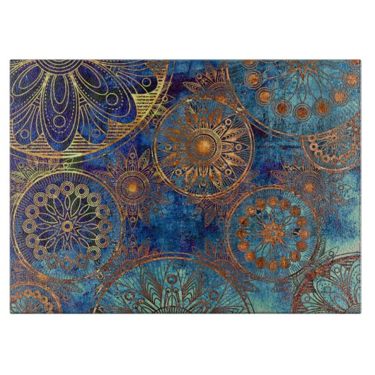 Kunstgrunge patroon snijplank (Voorkant)