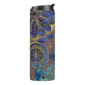 Kunstgrunge patroon thermosbeker (Gedraaid links)