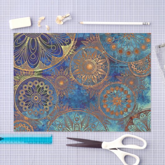 Kunstgrunge patroon tissuepapier (Craft)