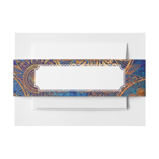 Kunstgrunge patroon uitnodigingen wikkel (Voorkant Voorbeeld)