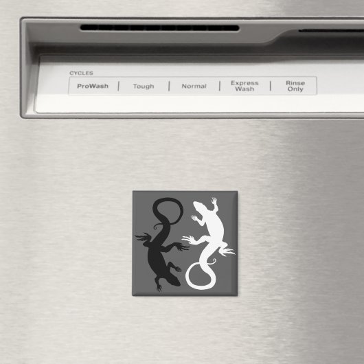 Kunsthagel-inktnetten met hagedis- en gastro-intes magneet (Insitu (Vaatwasser))