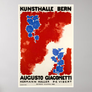 Kunsthalle Bern Tentoonstelling Giovanni Giacomett Poster