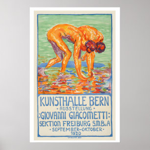 Kunsthalle Bern Tentoonstelling Giovanni Giacomett Poster