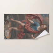Kunsthanddoek "Boy Baling Soap Bubbles" Handdoek (Handdoek)
